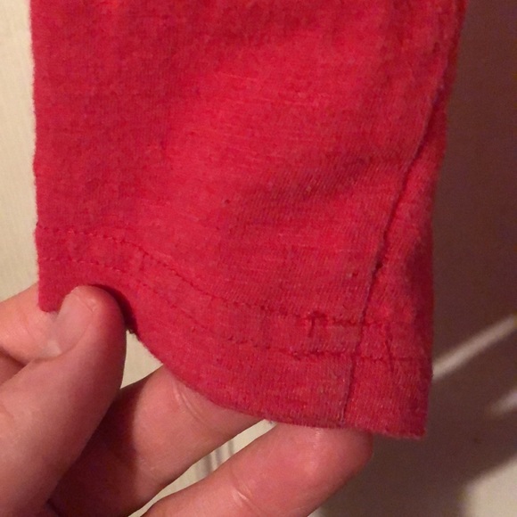 Georgia Bulldogs Bulldogs Forever Pinkish Red Could Shoulder Tee Girls Medium 10 - Picture 11 of 12